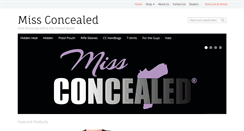 Desktop Screenshot of missconcealed.com